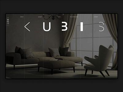 kubis_main page animated animated gif ecommerce furniture furniture store logo logodesign menu menu design store ui uidesign