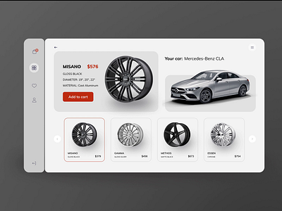 wheel_pros animation auto car ecommerce productcard sidebar ui website wheels