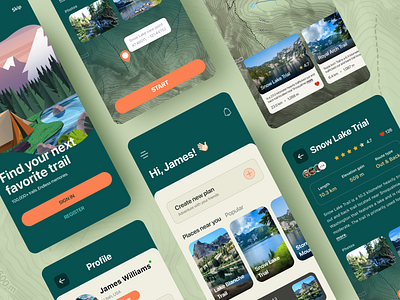 Camping mobile app