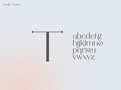 Carmilla Font display font font font design modern font portofolio typeface typography ui vector