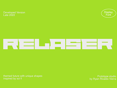 Relaser Display Font