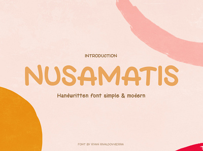 Nusamatis handwriting font branding design font font design illustration logo typeface typography ui vector