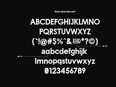 Apasi Sans Serif