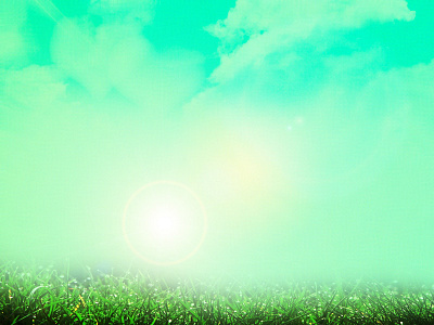 Sky with Grass Background