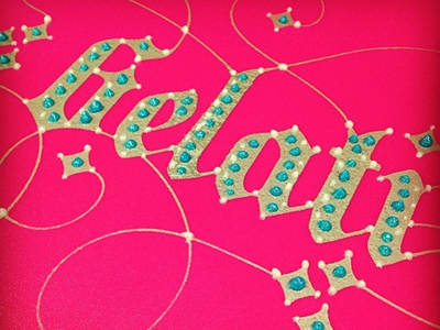 Gelati gelati postcards from rome sweet tactile typography