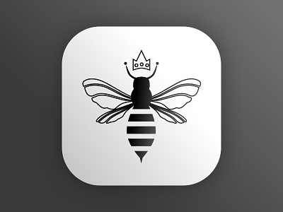 Daily UI Challenge #005- App Icon app icon app icon design beyonce branding challenge dailyui dailyui005 design hive illustration logo queen bee queen bey sketch ui