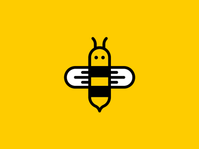 Bee bee fly honey sweet wings yellow