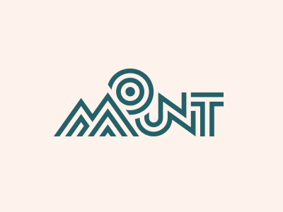 Mount climb concept everest extreme landscape lineart logo mount peak rock sale sun