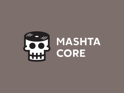 Mashtacore dead head music skull vynil