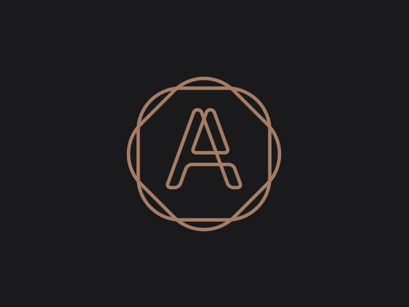 Alphabet Logos alphabet brand letter lettering line linear logo monogram typography