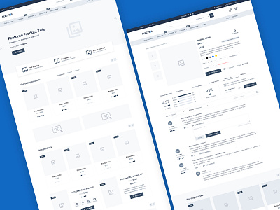 Electris - Adobe XD E-commerce Wireframe