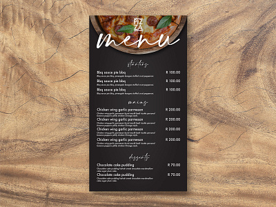 Restaurant menu design graphic design logo design menu design print design typography