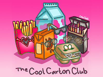 The Cool Carton Club animation design graphic design illustration