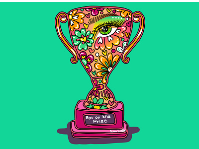 Eye on the Prize animation design graphic design illustration