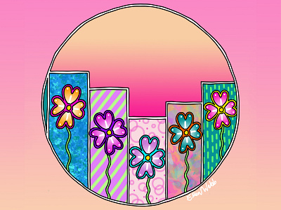 Bloom animation design graphic design illustration