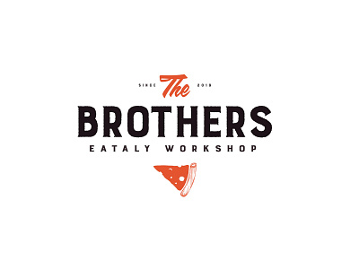The Brothers Eataly Workshop branding illustration italian food logo italian food logo logo logo design pizza pizza branding pizza identity pizza logo pizza place street food street food logo typography vector visual identity