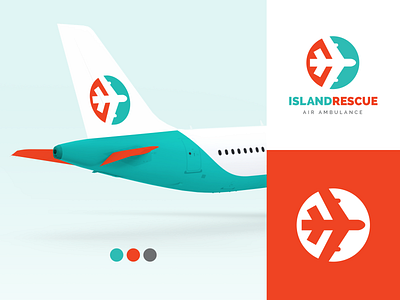 Island Rescue Logo Design branding design icon logo