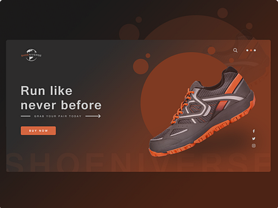 Shoeniverse - Landing Page branding design graphic graphic design landing page modern parallax photoshop running shoes shoe shoe company shoes sneaker sneakers shoes ui uidesign uiux web design website website design website mockup