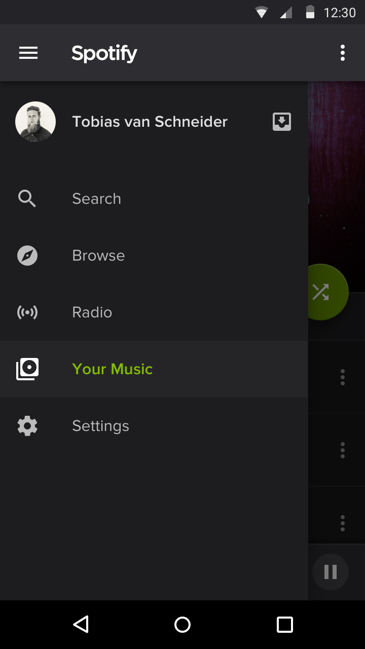 how to get spotify color palette