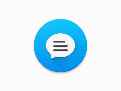 Feedback Icon bubble feedback flat icon material message review send sketchapp