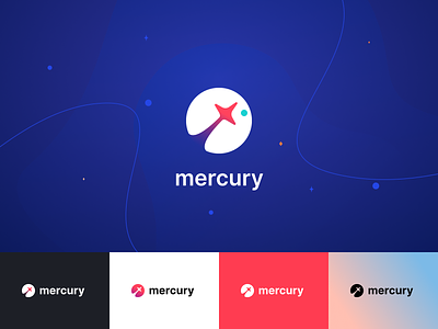 Mercury Logo logo logos mercury planet space spaceship star