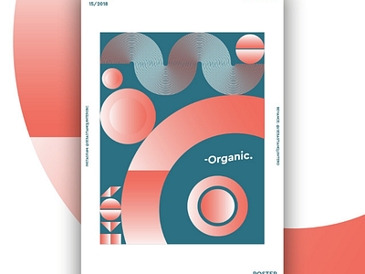 Organic poster design.