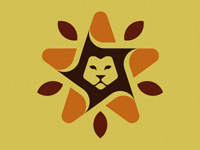 Lionstar branding design illustration logo vector