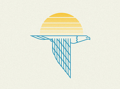 Sunset Eagle branding design graphic design illustration logo typography vector
