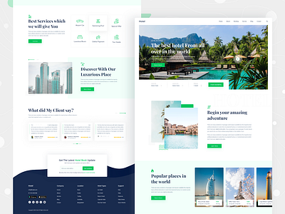 Booking Hotel Landing Page