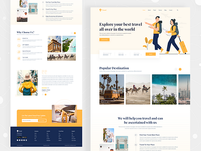 Travel Agency Landing Page