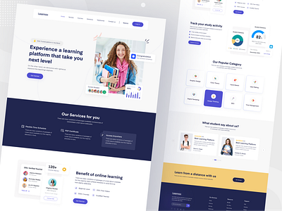 E-Learning Landing Page