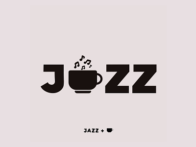 Jazz coffe shop logo branding coffe coffe shop illustration logo mark shop symbol trending