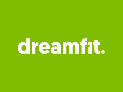 Dreamfit dream fit gym logo sport typo