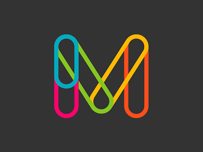 M colors conexion lines m