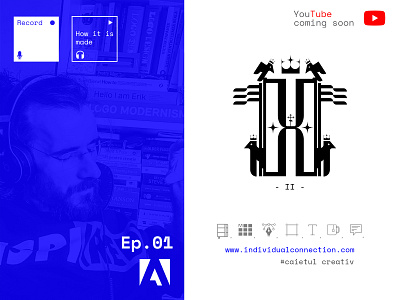 Caietul Creativ - YoutTube, coming soon art director artconcept caietulcreativ digitalwork graphic design illustration individualconnection logo ui graphicdesign digitalwork www.individualconnection.com