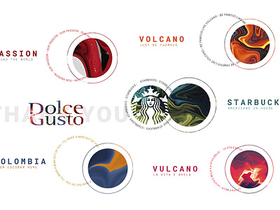 5xDolce Gusto art director digitalwork graphic design pack design