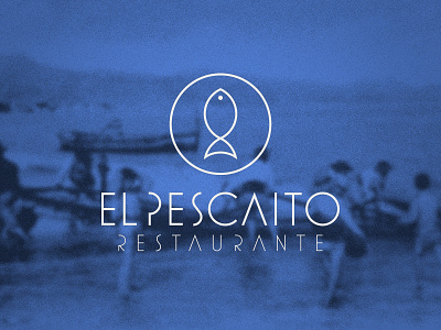 El Pescaito Logo brand design fish logo