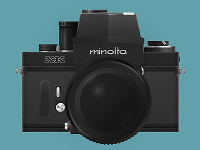 Minolta Camera camera illustration retro