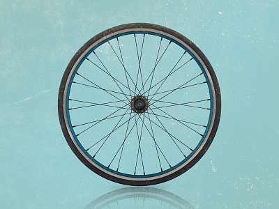 Cycling bike cycling illustration retro wheel
