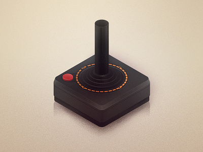 Joystick atari illustration joystick retro video computer