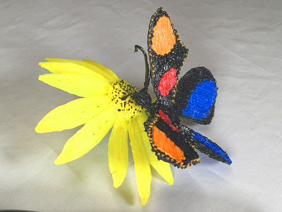 Butterfly - Speed Build 3d art 3d artist 3d printed