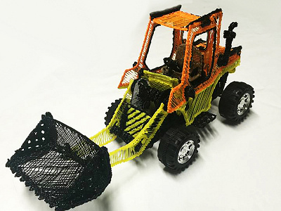 Tractor 3D Printed 3d art 3d artist 3d printed
