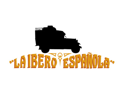 La Ibero española distribuidora branding design illustration logo typography vector