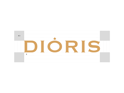 Dioris | Logo art branding design flat icon logo minimal type typography vector