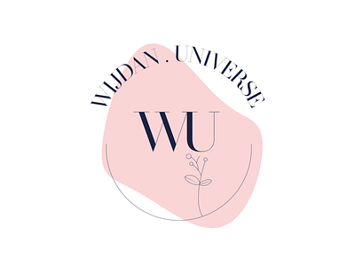 Wijdane Univers Logo art branding design flat icon logo minimal typography vector