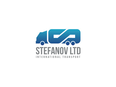 STEFANOV LTD /logo/ bulgaria design international konte logo stefanov transport truck