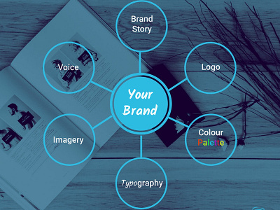 Essential elements of a brand style - Infographic brand brand style brand style guide branding design info card info graphic