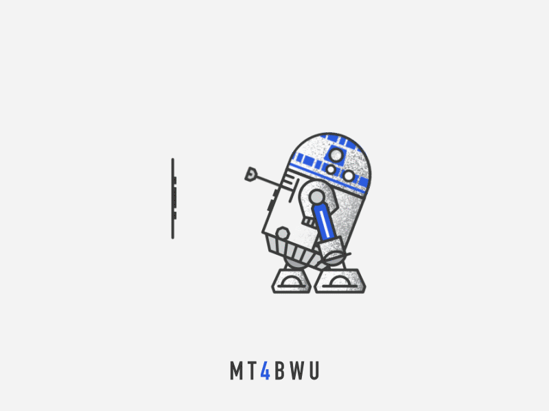 Revenge of the 5th animation droid motion design motion graphics mt4bwu r2d2 rot5 star wars