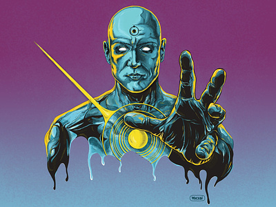 Dr. Manhattan | Watchmen | Superhero comic art