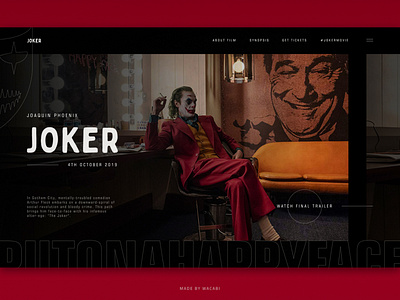 JOKER Movie | First screen concept